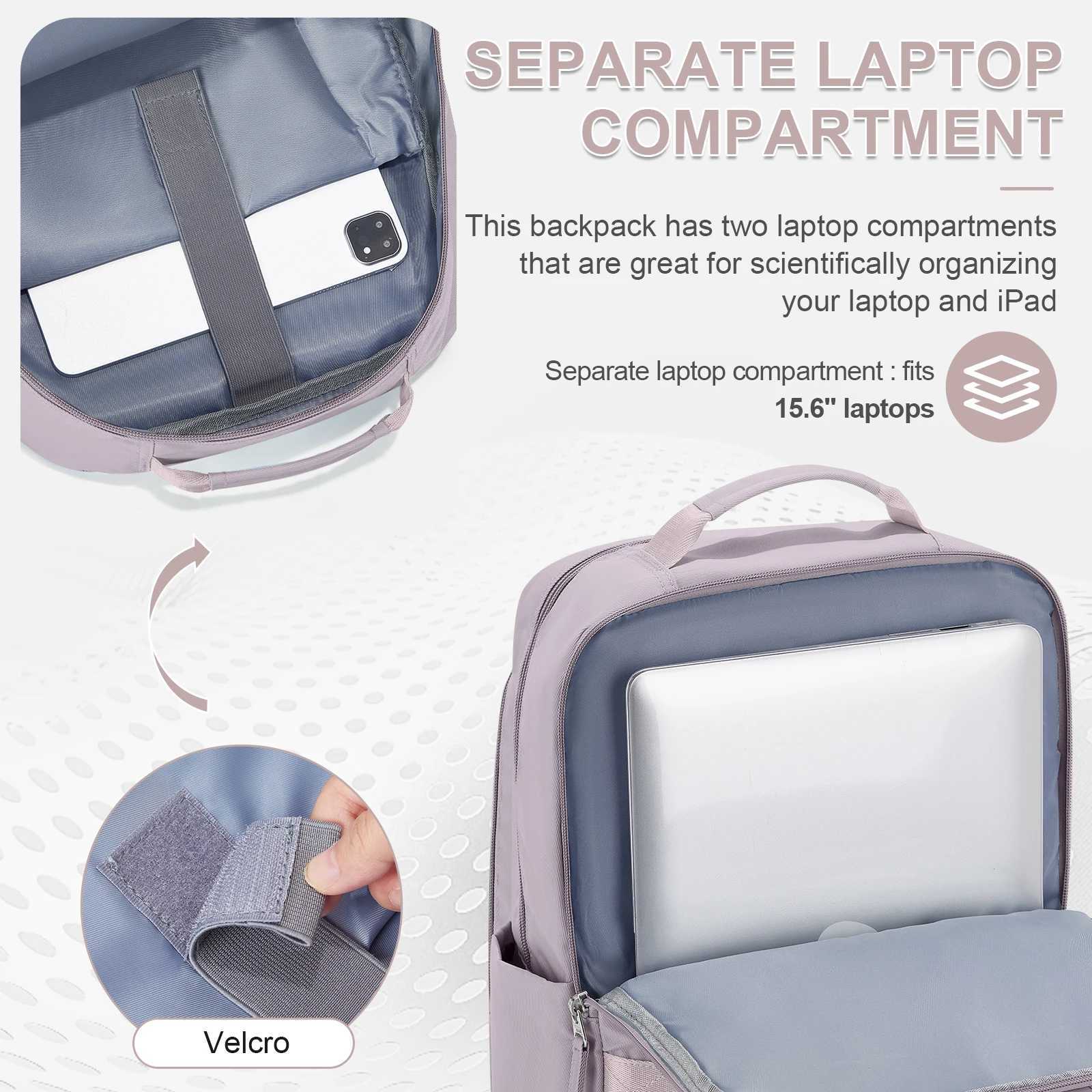 Backpacks for Women Versatile College Daypack Casual Student Schoolbag Waterproof Large Capacity Travel Backpack Laptop Bag 240906
