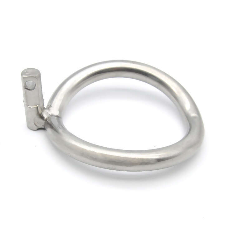 Prison bird genuine stainless steel chastity device accessories, curved ring, gay adult products R4