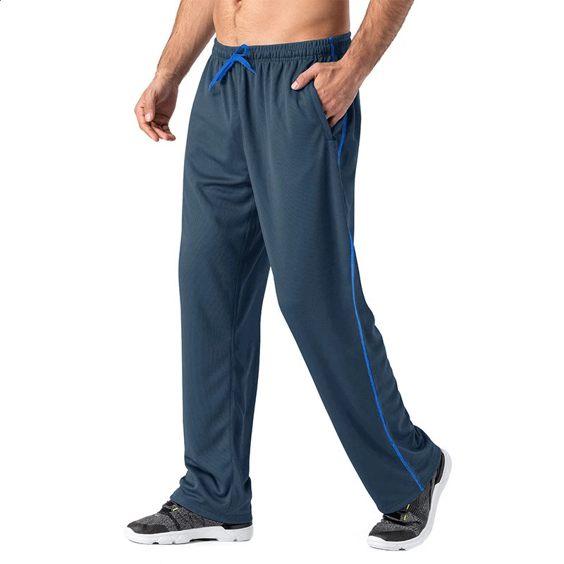 MAGCOMSEN mens jogging pants with mesh lining quick drying breathable loose fit fitness pants summer sportswear tracksuit Trousers 240906