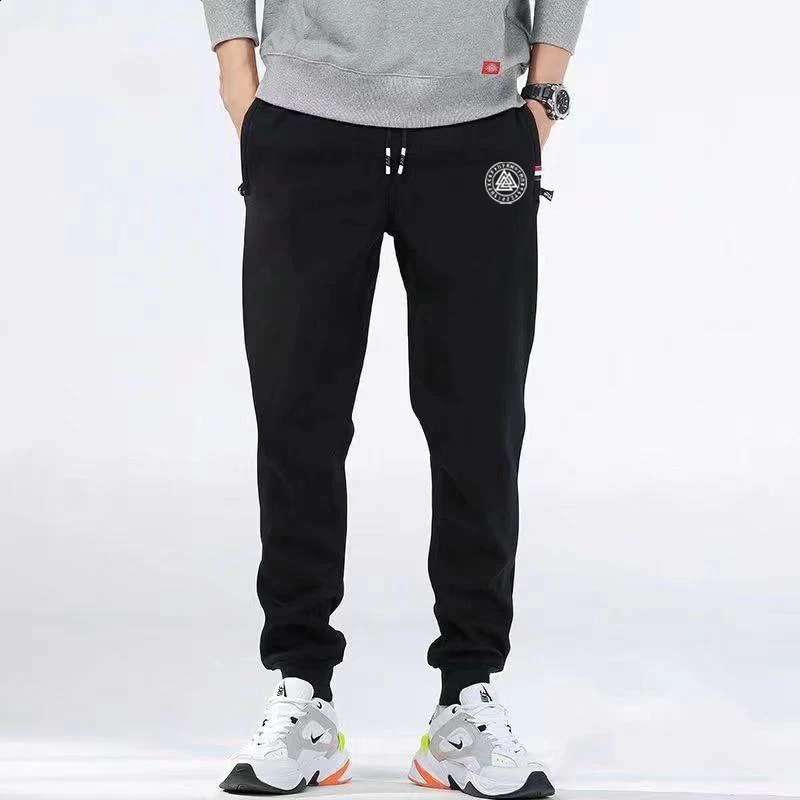 Men Outdoor Thicken Pants Leisure Warm Cotton Trouser Winter Pant High Quality Gym Sweatpant Drawstring Trouser 240904