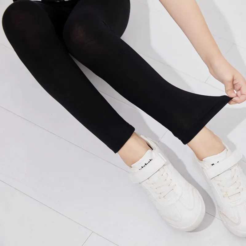 Children Girl Leggings Soft Elastic Modal Kids Leggings Candy Color Girls Skinny Pants Kids Trousers Clothes for 3-15 Years Y240906