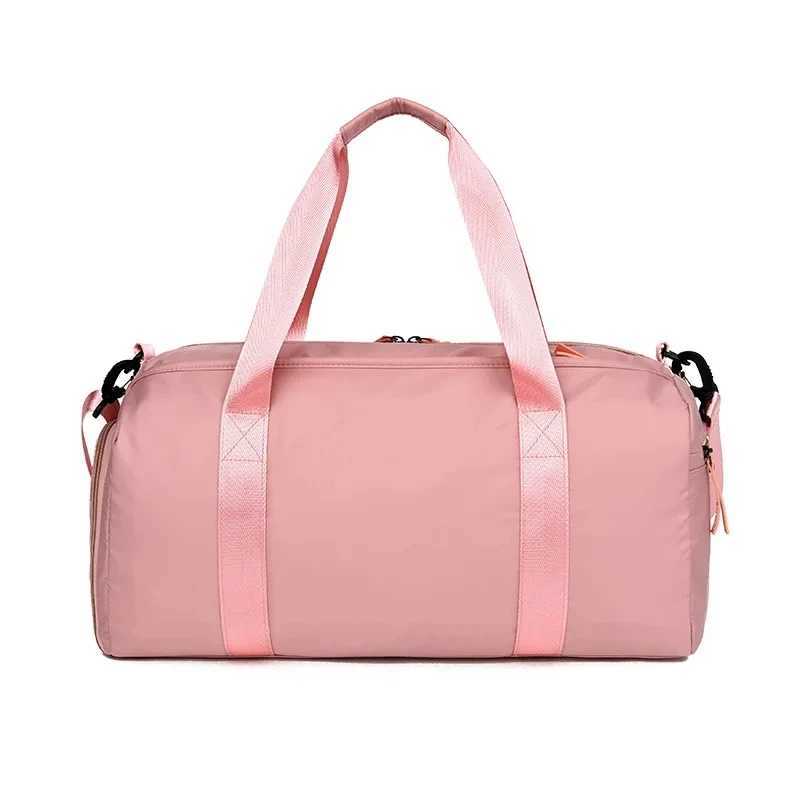 Waterproof black womens fitness bag shoe company sports bag fitness training yoga Sac De Sport W240906