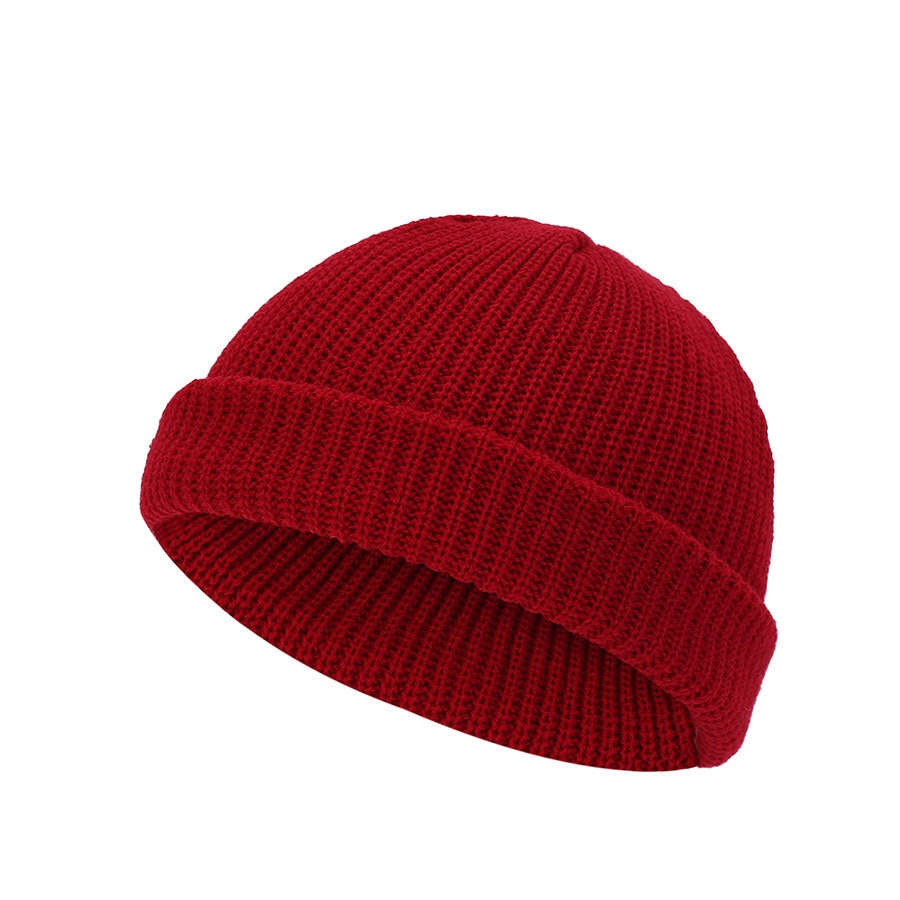 Warm & Flexible Knitted Beanie Caps Gender Neutral Design with Elastic Edge for All-Day Wear