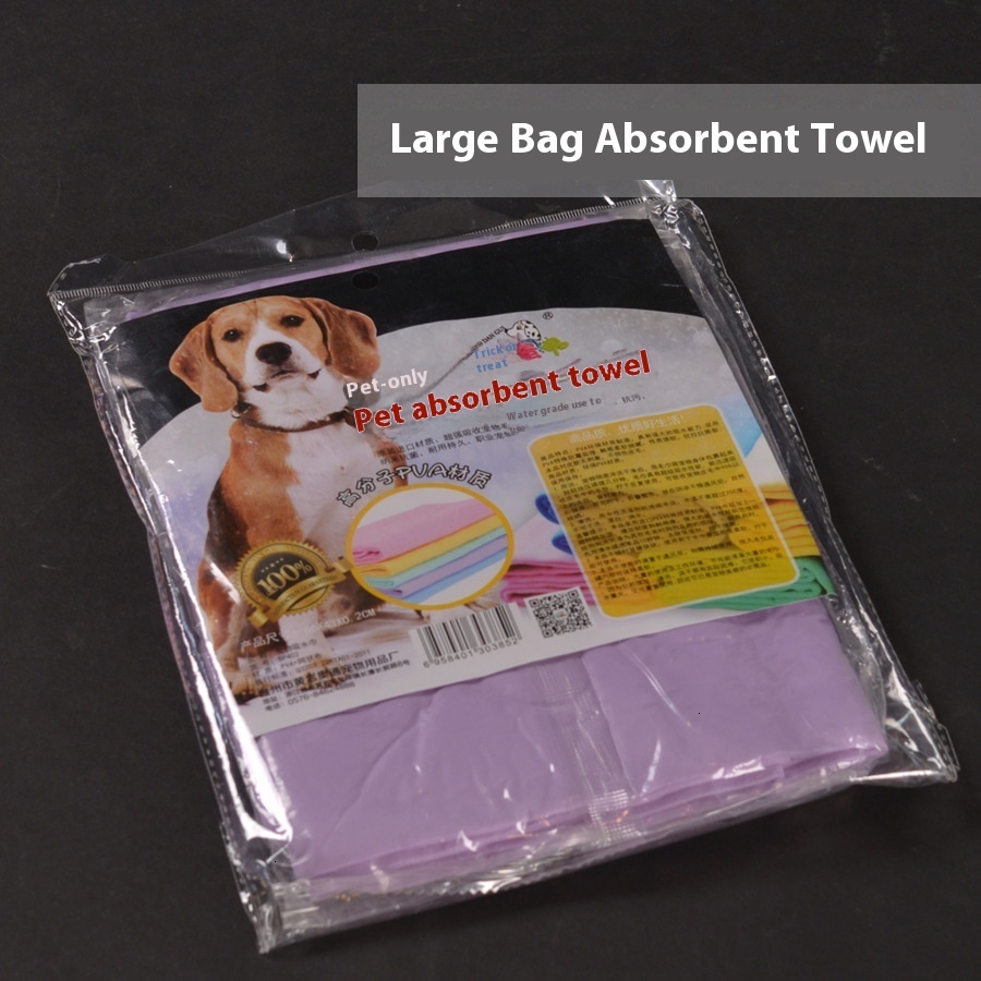 Tricter imitation deer skin pet dry hair towel, bucket packaged super absorbent car towel