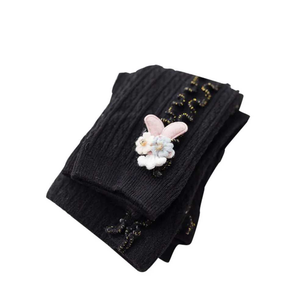 children pantyhose girls fall thick leggings baby trousers new long stretch brim render stocking strumpfhosen kinder Y240906