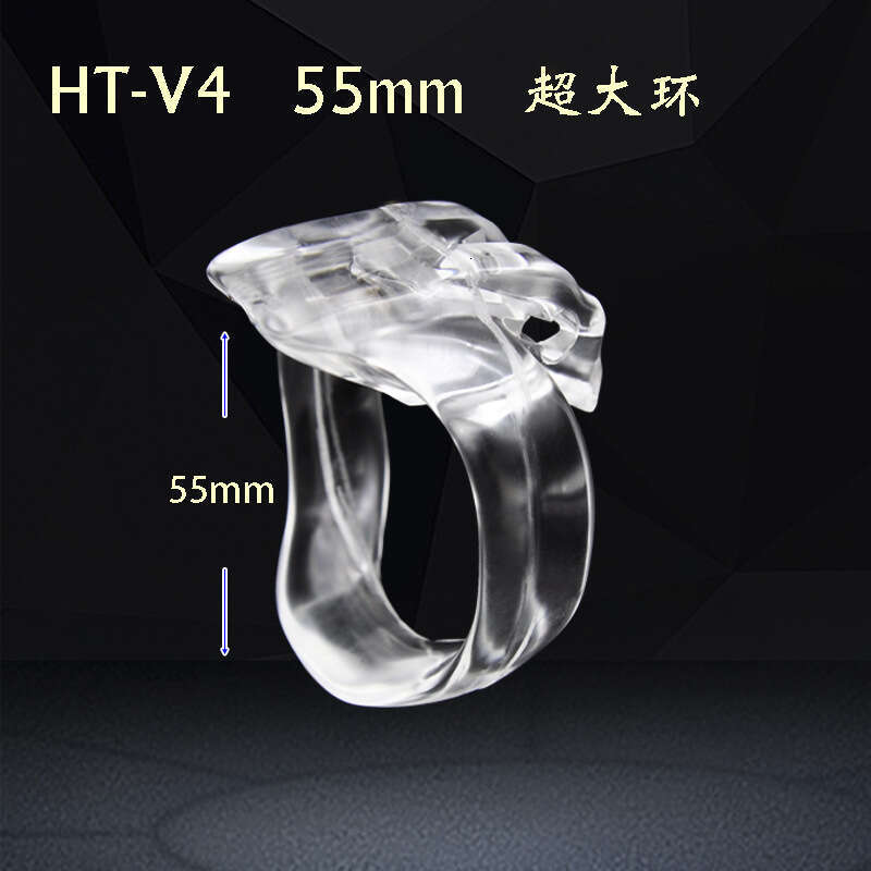 HT-V4 Chastity Lock Large Card Ring Male Resin Chastity Cage Accessories Ring Adult Products R30
