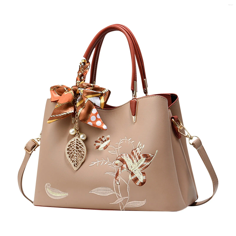 Drawstring 2024 Female Fashion Bridal Bag Summer Crossbody Tote Red Wedding Atmospheric Handbag Women's One Shoulder Scarf Style 5889