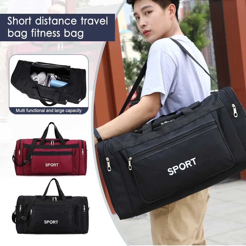 Oxford portable fitness bag large capacity yoga backpack waterproof with zipper multifunctional and wear-resistant suitable for women W240906