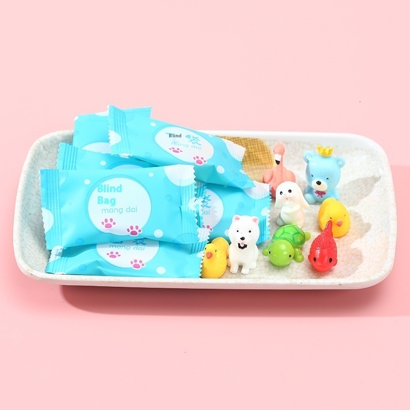 Adorable Miniature 3D Simulation Animal Blind Bags - Puppy and Bunny Designs for Children's Gifts