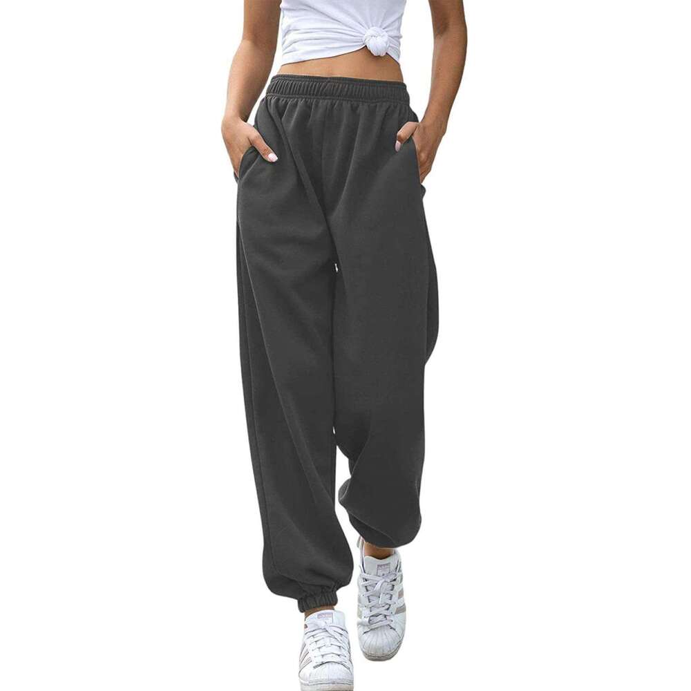 2024 Women's Fashion High Casual Sports Versatile Waist Pants, Tight Leg Pants