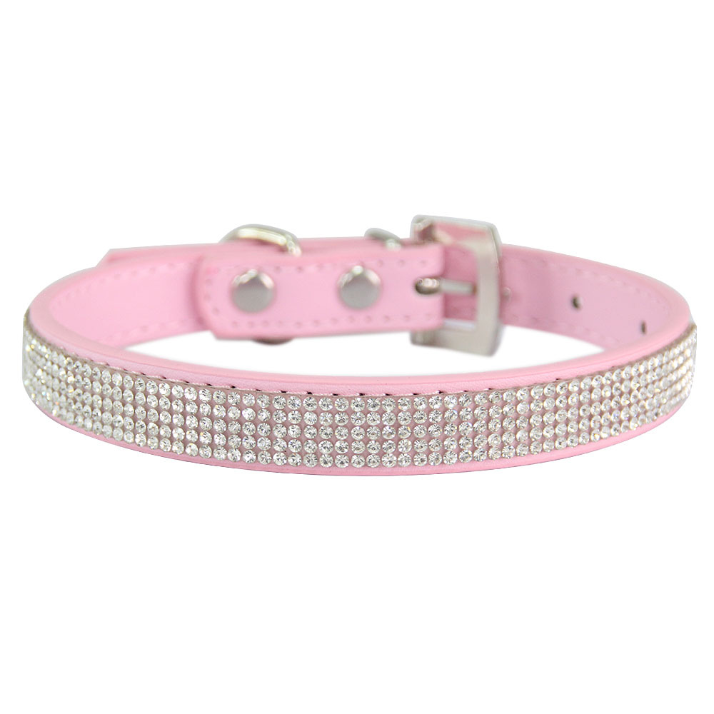 Halloween Pet Cat Collar Shiny Leather Diamond Multi-Size Collar Factory Direct Wholesale