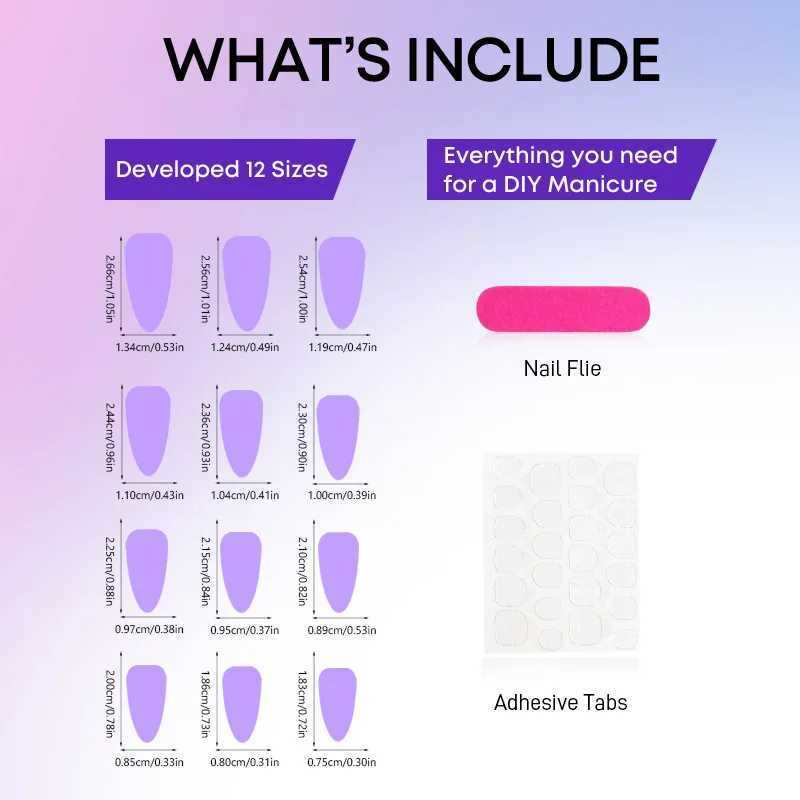 24pcs powder blusher false nails Almond 3D bow decoration press nails full set of sweet gloss false nails tips W240905
