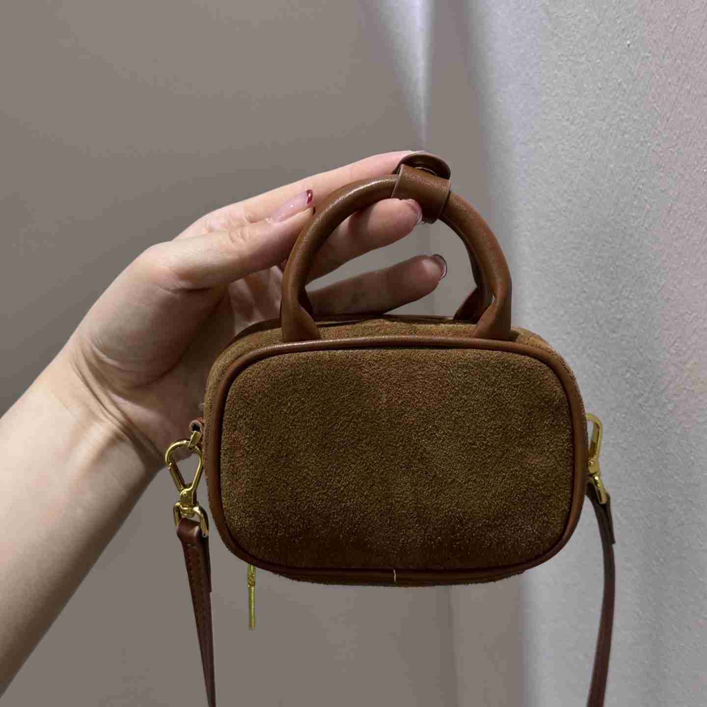 Boston women's bag niche crossbody pillow bag premium leather versatile handbag for women 240915