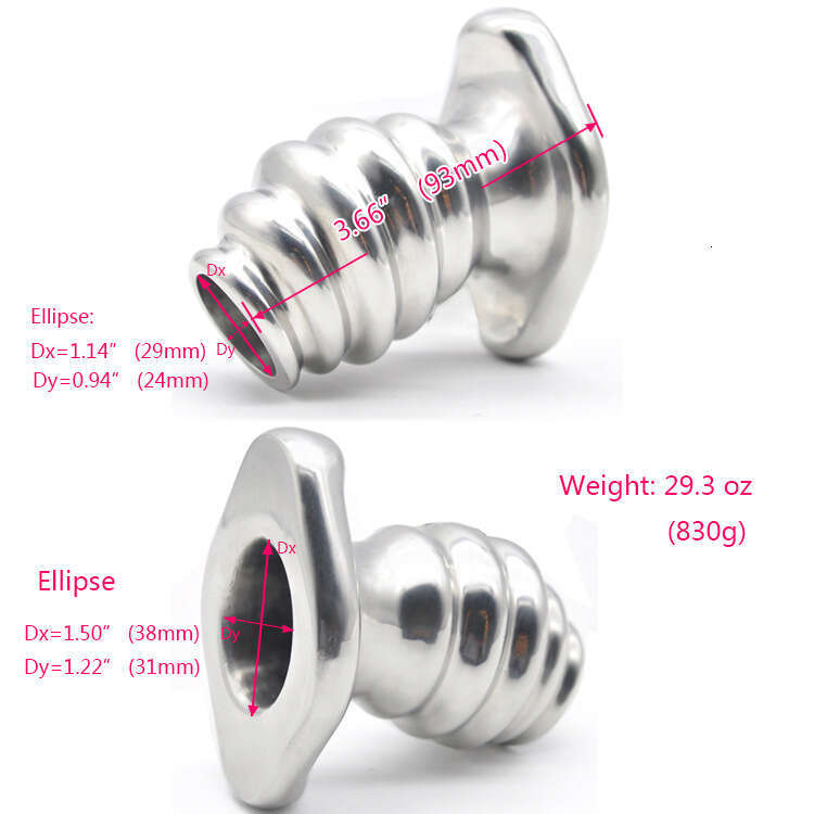 Prison Bird Authentic Men's Stainless Steel Heavy duty Anal Stopper, Rear Court Latch, Adult Products A336