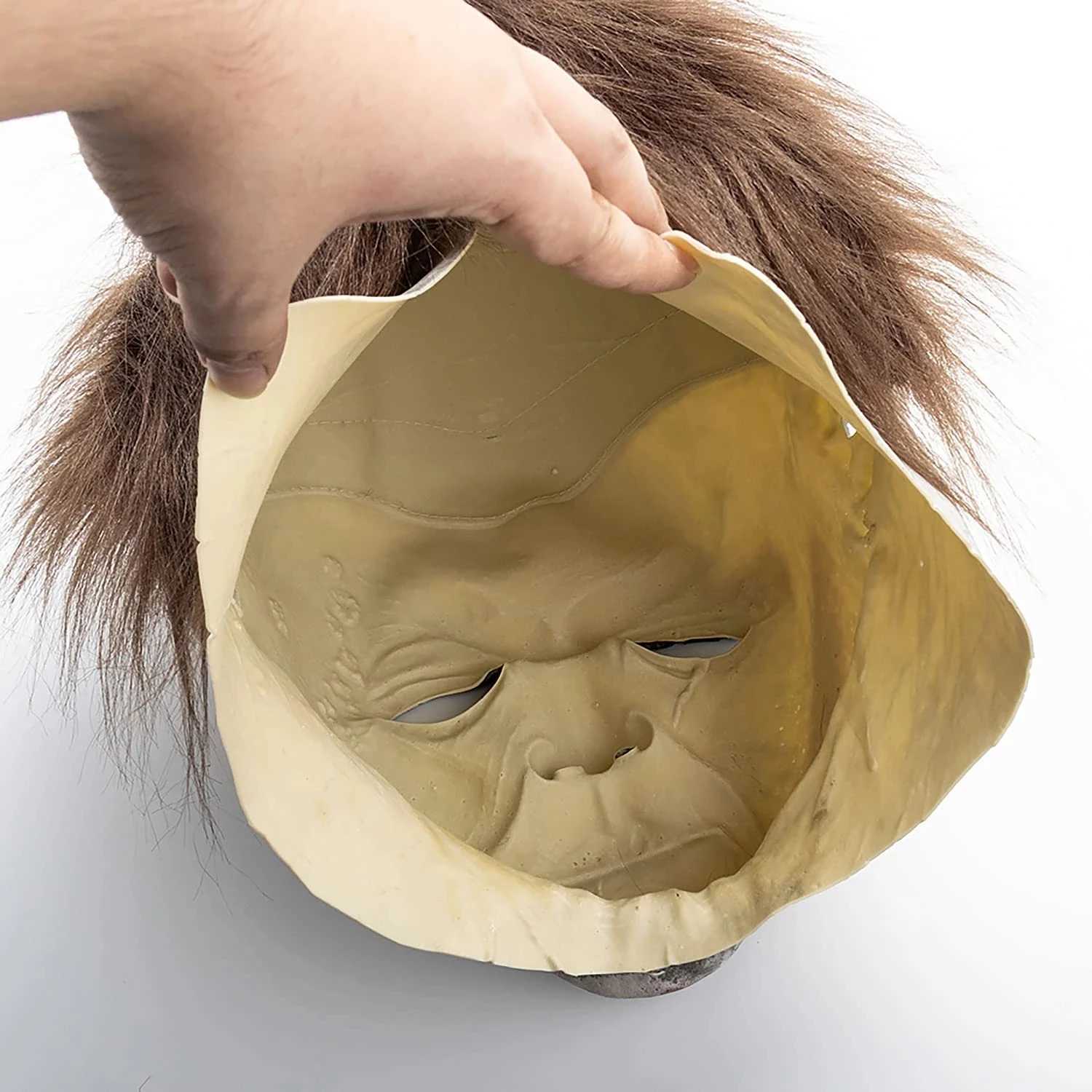 Michael Myers Mask 1978 Halloween Movie Latex Mask Realistic Horror Mask Scary Cosplay Mask Costume Party MaskXJ240905