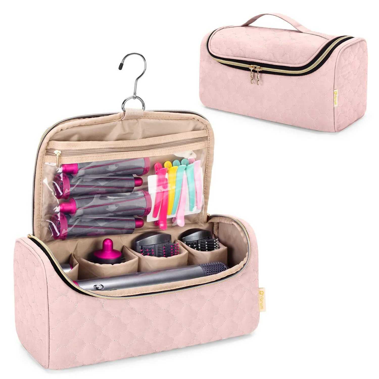 Makeup bag portable hair dryer dust bag travel bag travel bag makeup bag W240905