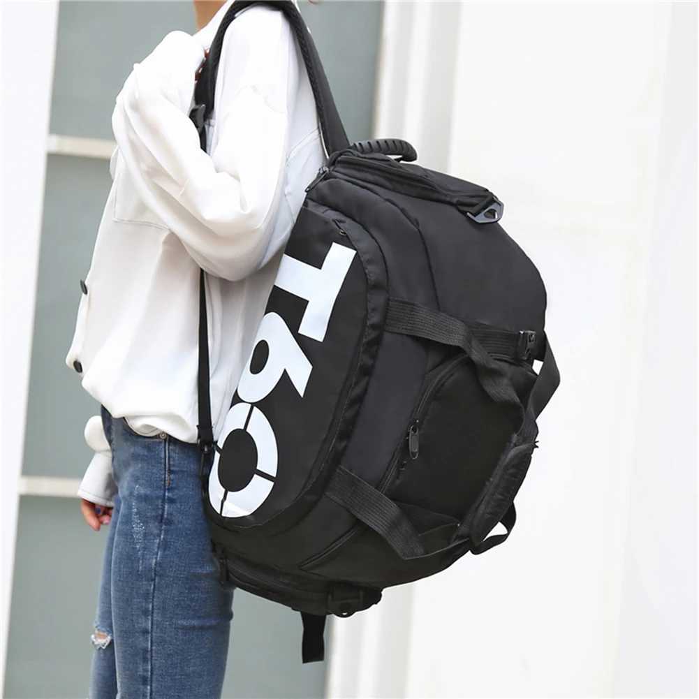 Sports fitness bag waterproof fitness bag mens large capacity dry wet separation fitness bag W240906