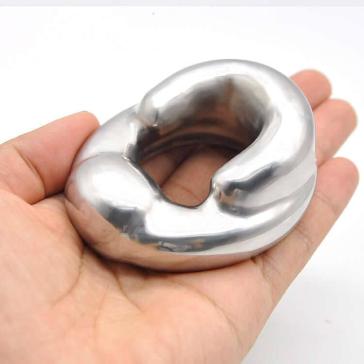 Metal stainless steel rooster ring heavy pendant ring chastity lock alternative gay adult product A334
