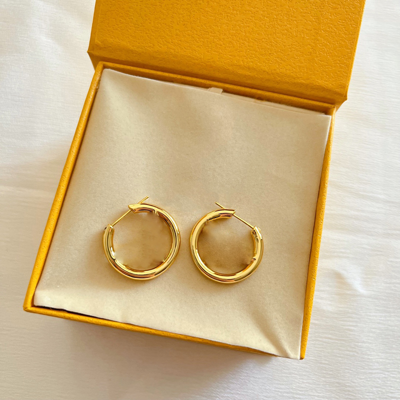 Golden Hoop Earring For Women Mens Circle Simple Earrings Designer Earrings Brands Gold Ear Stud Luxury Pearl Pendant Earings 2303032BF