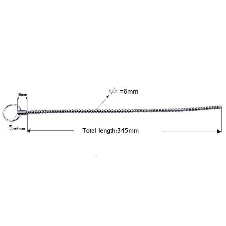 Prison Bird Authentic Men's Stainless Steel Metal Insert Rod CB Adult Products A166-1