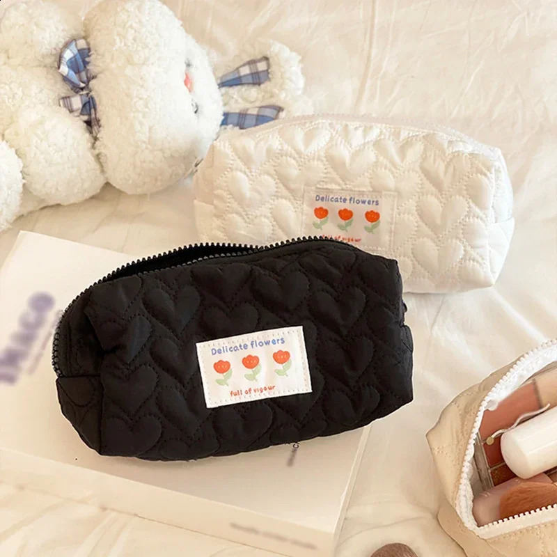 Ladies Makeup Bag Zipper Travel Organizer 240906