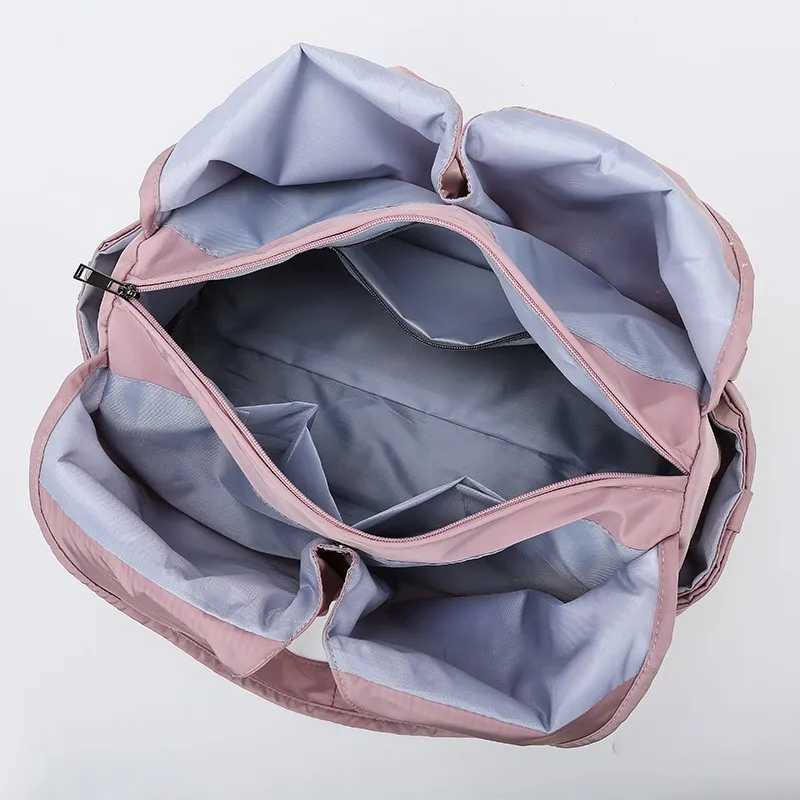 Womens Fitness Bag Sports Swimming Large Yoga Fitness Training Bag Weekend Luggage Shoulders Bolsas Womens Travel Handbag W240906