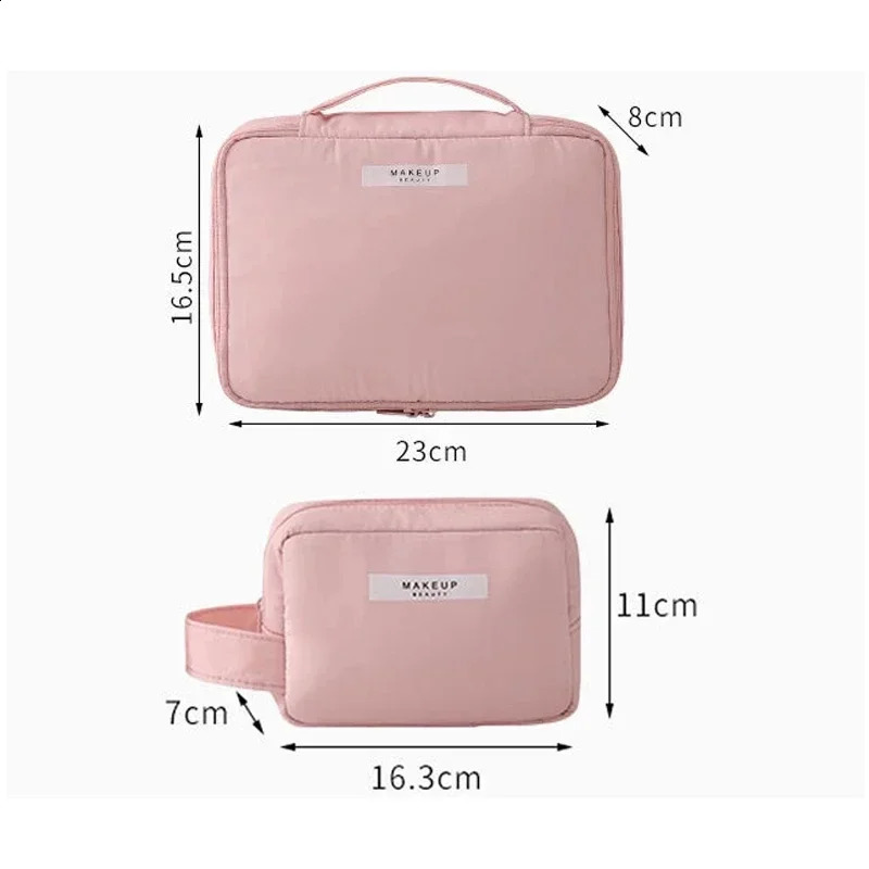 Travel makeup bag womens waterproof storage large capacity portable 240906