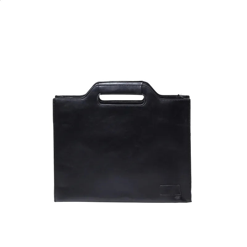 y business briefcase mens handbag retro PU leather 240906