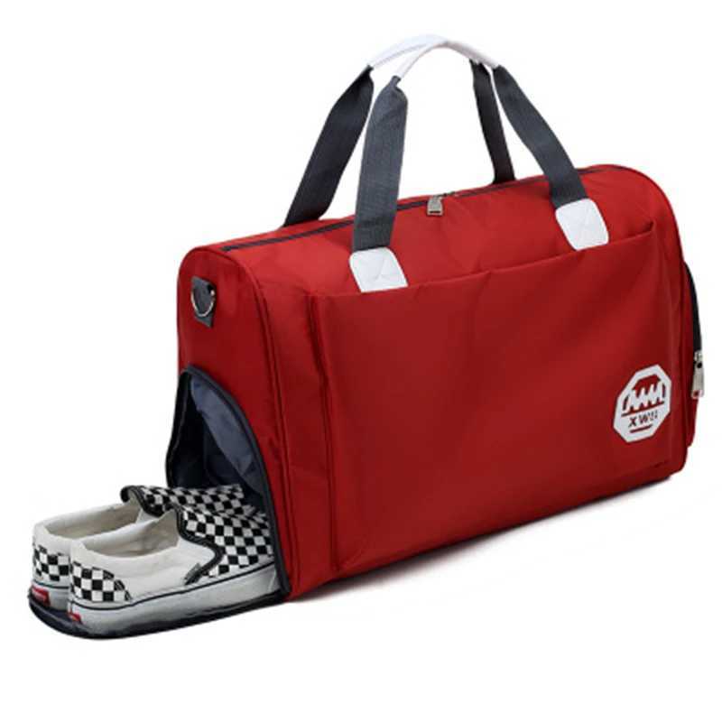 Fashionable outdoor waterproof nylon sports and fitness bag mens and womens training and fitness travel handbag yoga mat bag Sac sports bag W240906