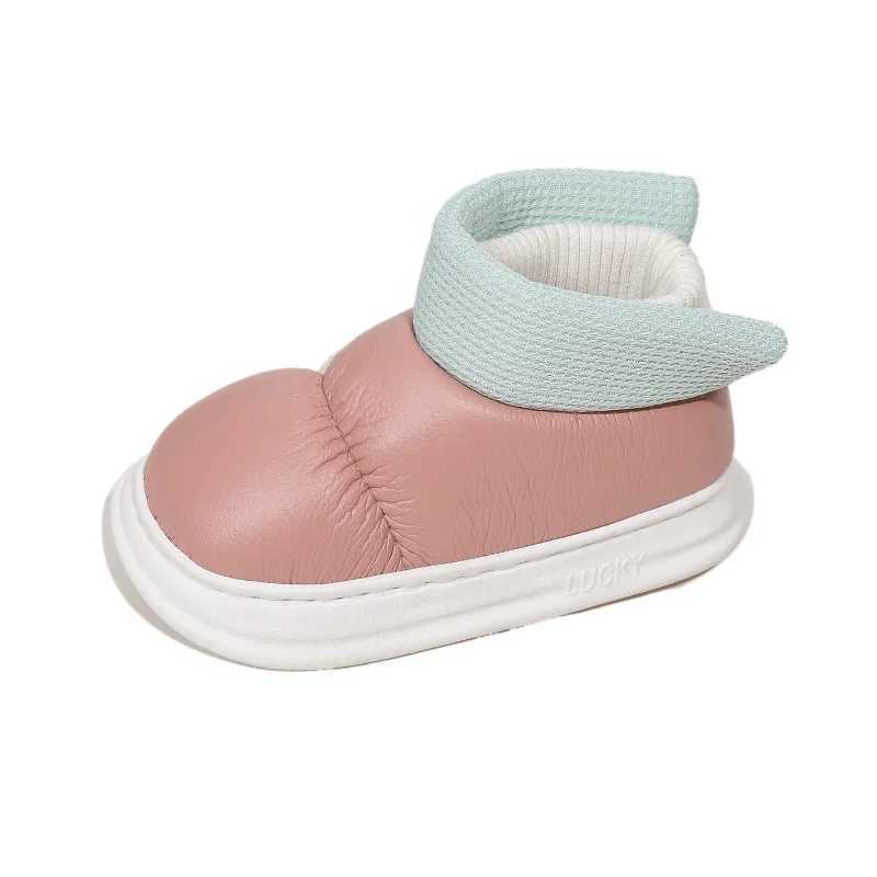 Children Boots For Girls Boys Baby Warm Fleece Thick Warm Snow Girl Shoes Ankle Boots Sapato Winter Boot Cotton Kids Girl Shoes M240906