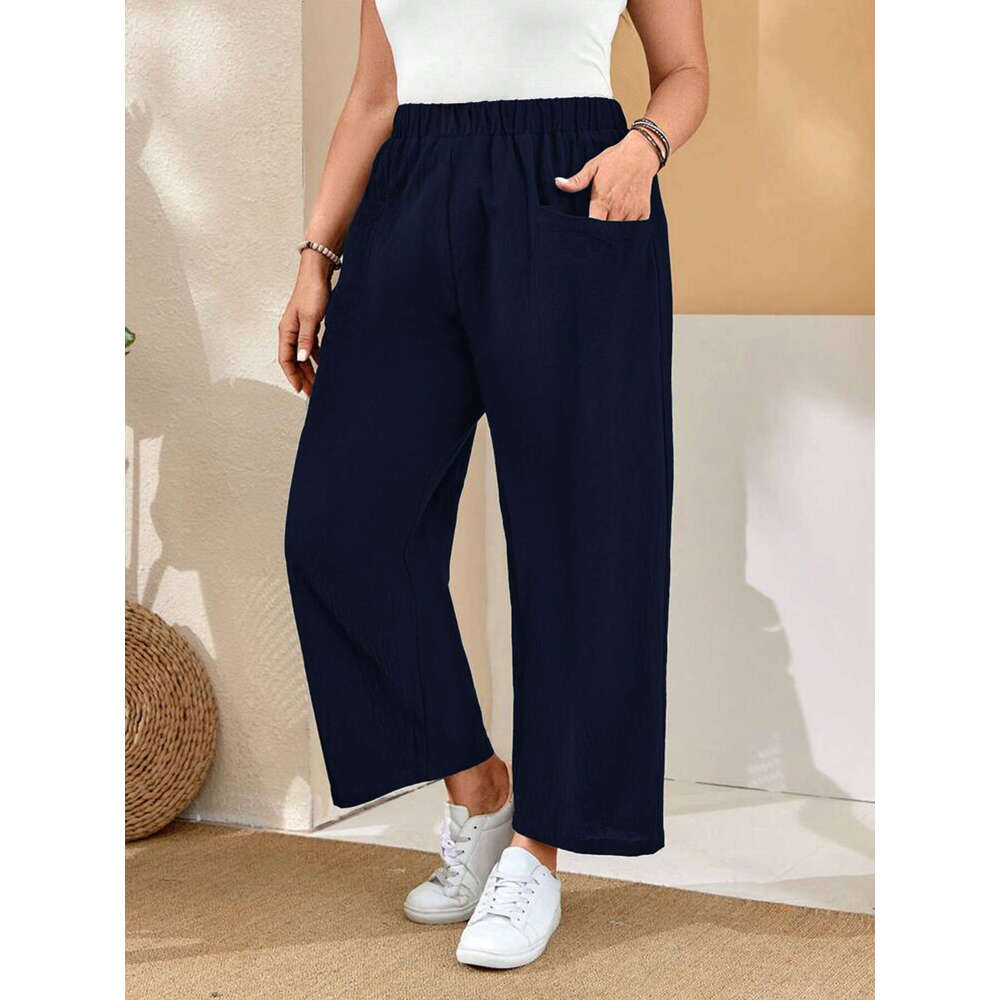 2024 Autumn/Winter New Women's High Waist with Strap Comfortable and Breathable Casual Pants for Women