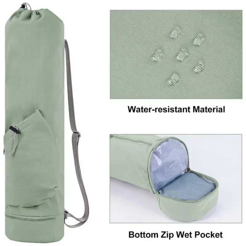 Yoga mat bag with water water bottle bag exercise bag luggage bag fitness bag W240906