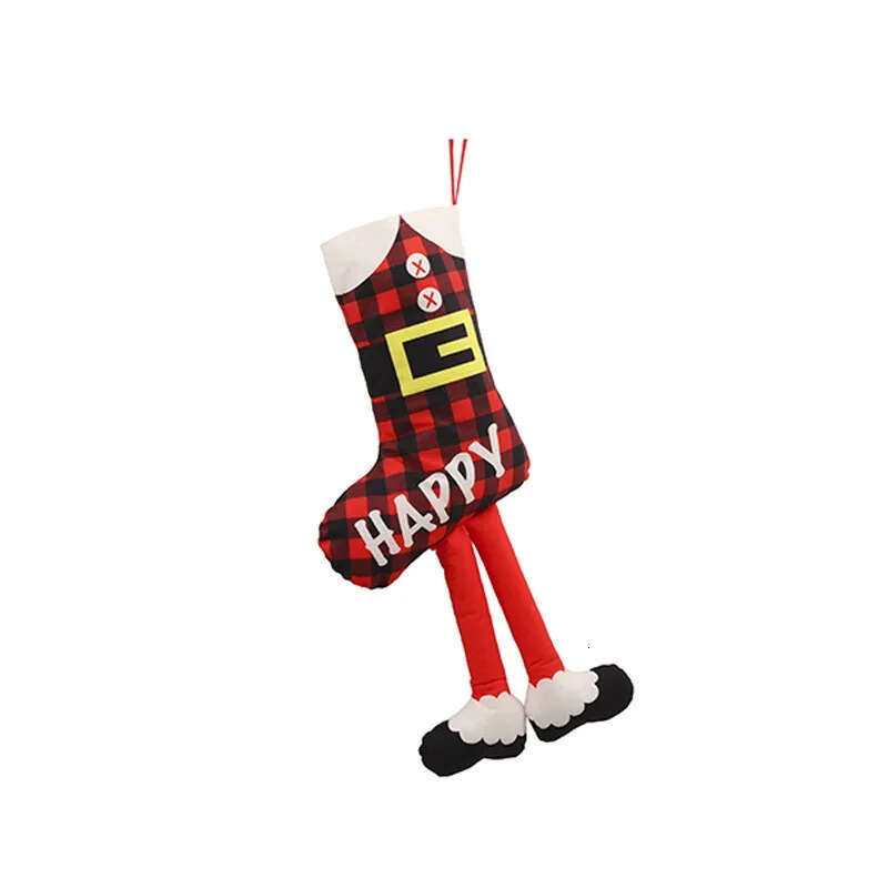 New Christmas Soc X Decorations CM Scene Layout Props Children S Gift Bag Pendants