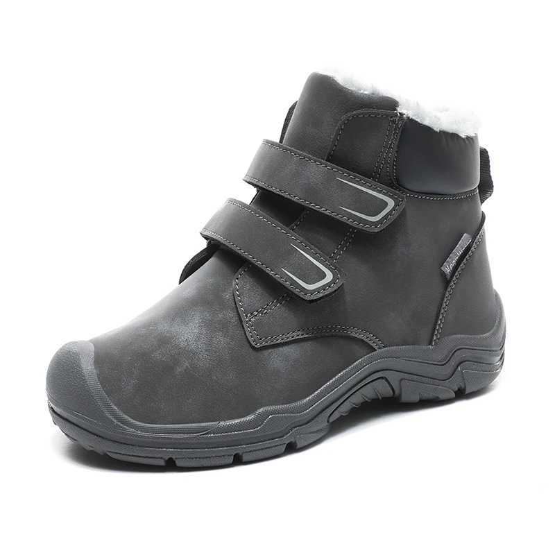 YISHEN Snow Boots Children Winter High-top Warm Plush Boots Kids Outdoor Suede Fashion Trend Girls Boys Shoes Bottes Enfants M240906