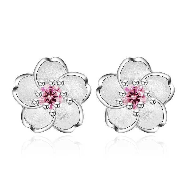 925 sterling silver zircon earrings suitable for women new fashion exquisite student girlfriends jewelry accessories wedding parties W240803