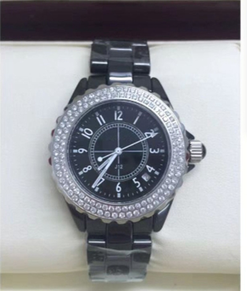 Ceramic watch fashion brand 38mm water resistant wristwatches Luxury womens quartz watch fashion Gift brand luxury watch