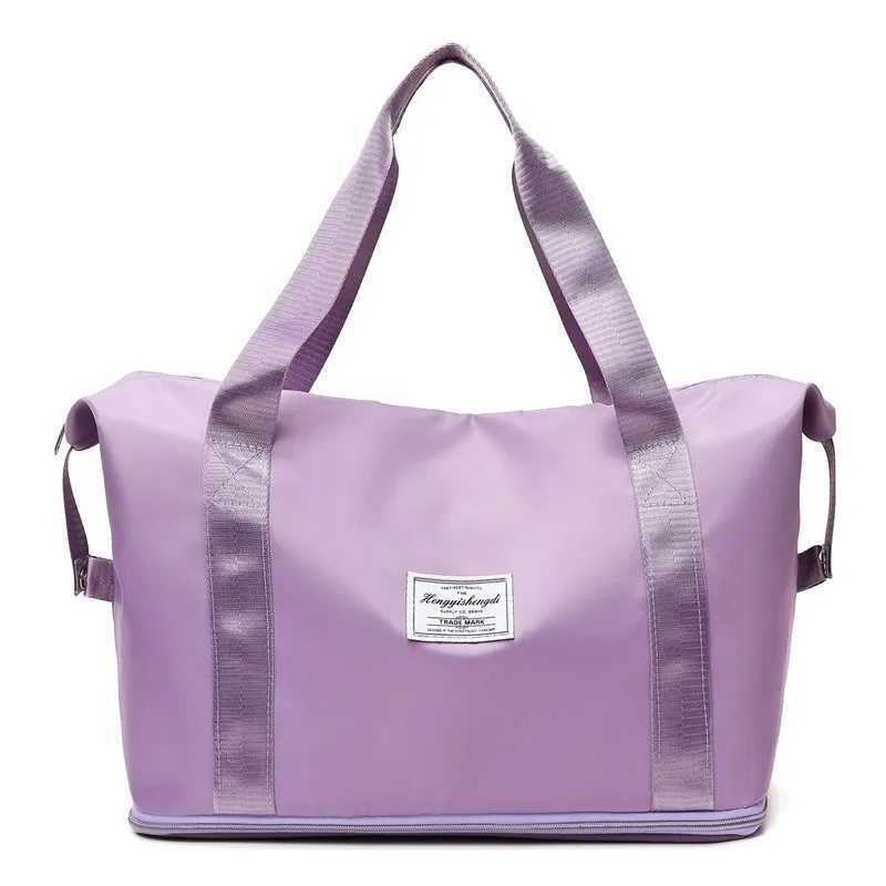 Large capacity travel bag luggage organizer handbag portable gym yoga bag mens sports swimming weekend bag W240906