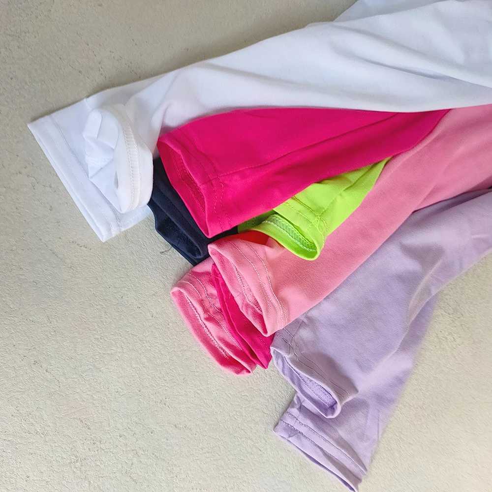 Girls Clothes Spring Leggings 2024 New Kids Pants Girls Milk Silk Slim Tight Pants Summer Candy Color Korean Childrens Pants Y240906