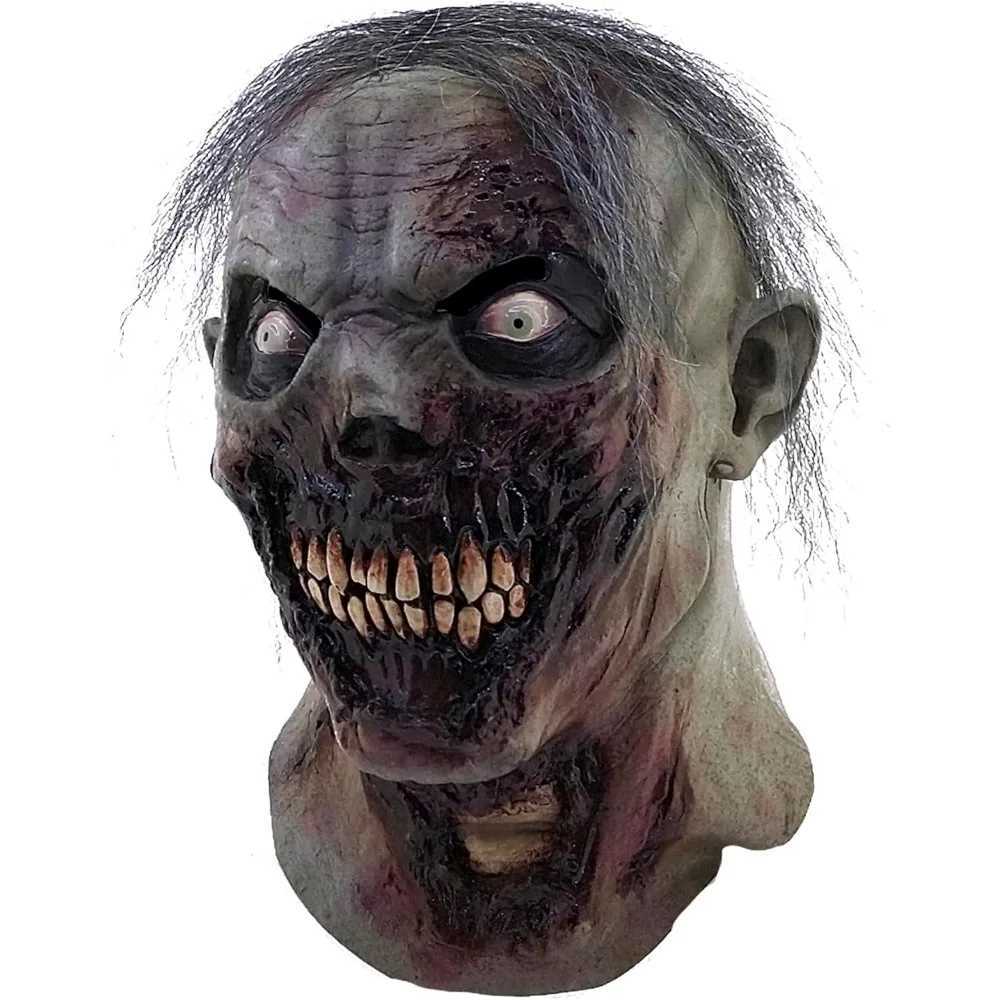 Halloween NecessitiesFurious Zombie Latex Mask Angry Zombie Latex Mask Zombie Latex MaskHalloween NecessitiesXJ240905