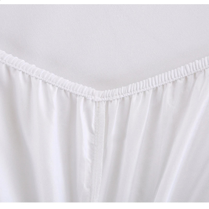 Solid bedding mattress protective cover 90140160180200220X200 with elastic band bed sheet large size single 240903