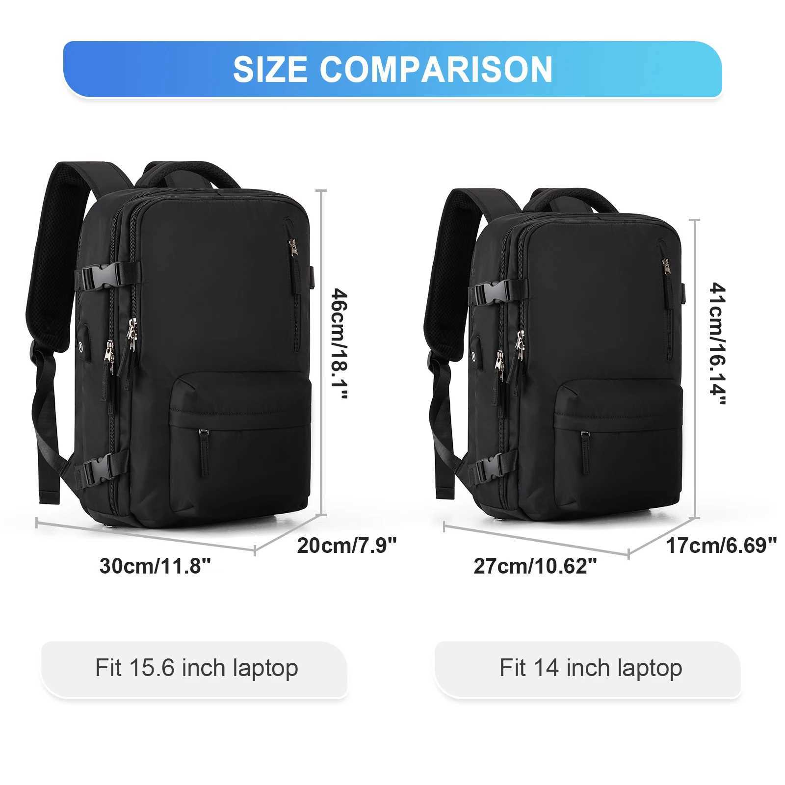 Travel Laptop Backpack Business Anti Theft Durable Carry on Backpack with Usb Port Water Resistant College Bag for Men Women 240906