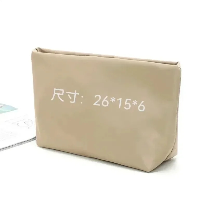 Fashion Makeup Bag Travel Organizer Carrying Letter n Zipper Handbag Large Capacity Storage 240906