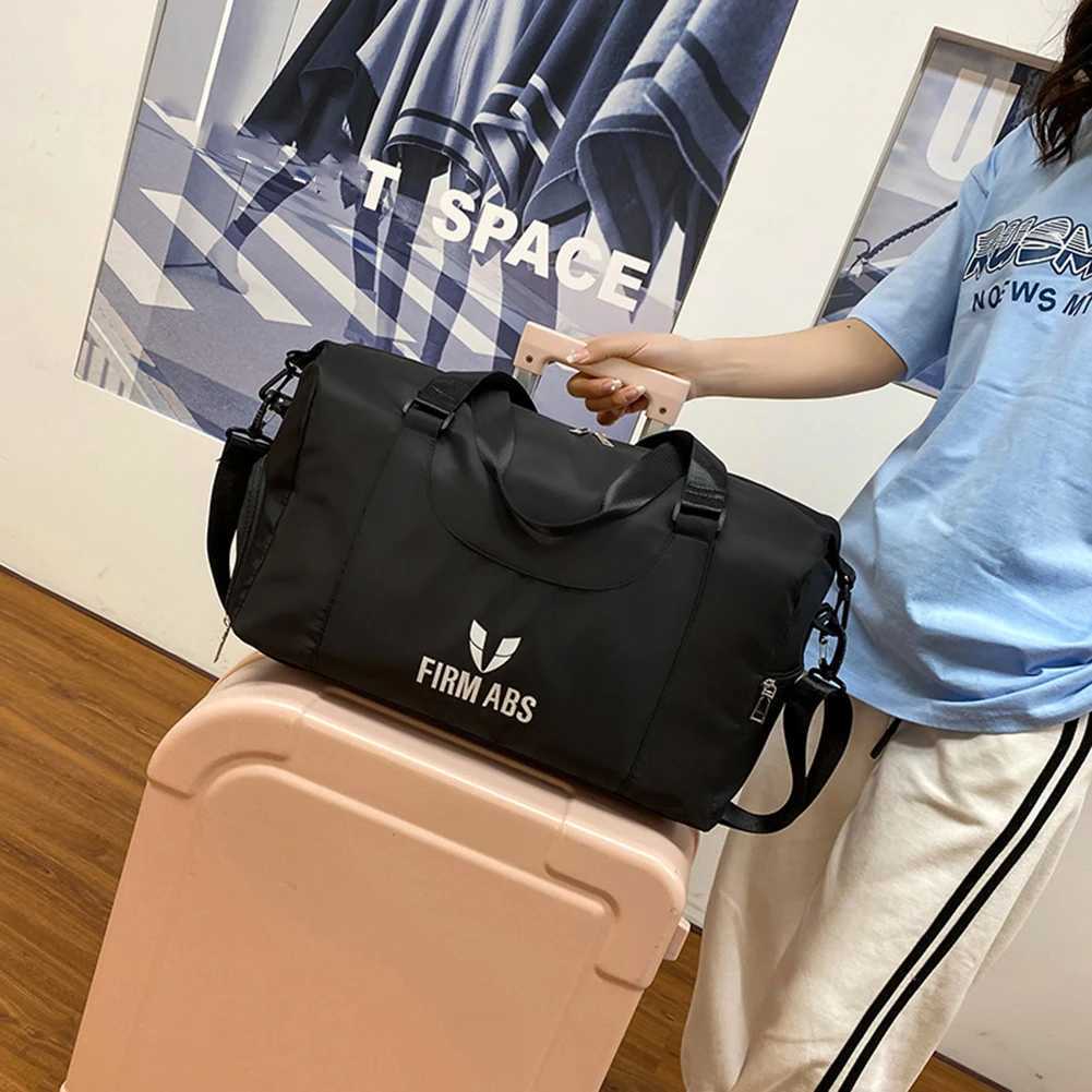 Fitness bag womens fitness outdoor travel bag handbag dry wet separation bag womens yoga exercise training bag W240906
