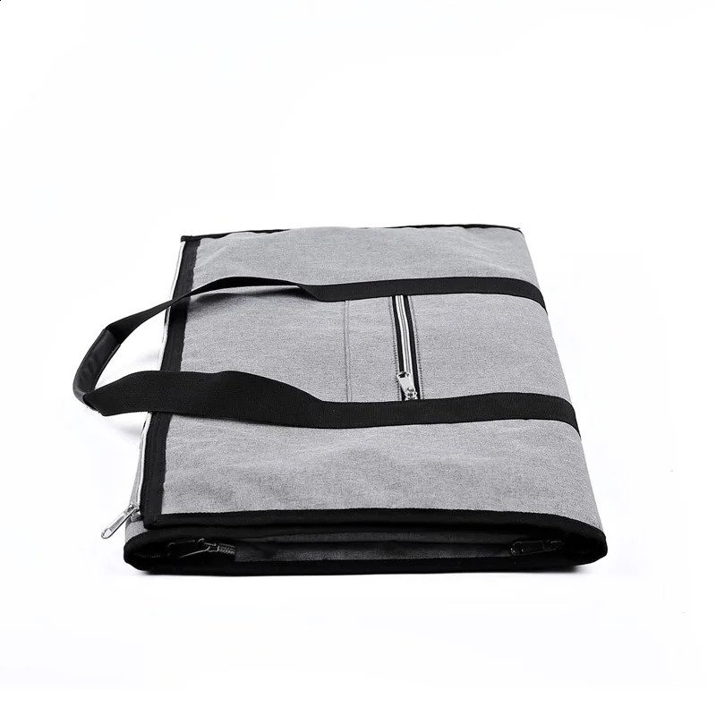 Mens shoulder bag large capacity business travel waterproof Oxford clothing multi pocket luggage 240906