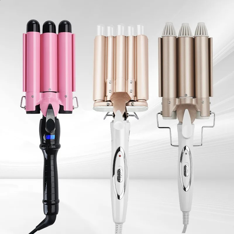 Professional Curling Iron Ceramic Three/Five Barrel Curler 240905