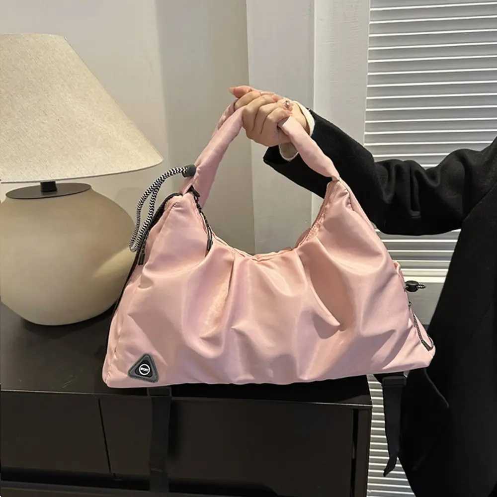Large capacity yoga bag multifunctional waterproof fitness handbag folding design sports bag outdoor leisure sports bag W240906