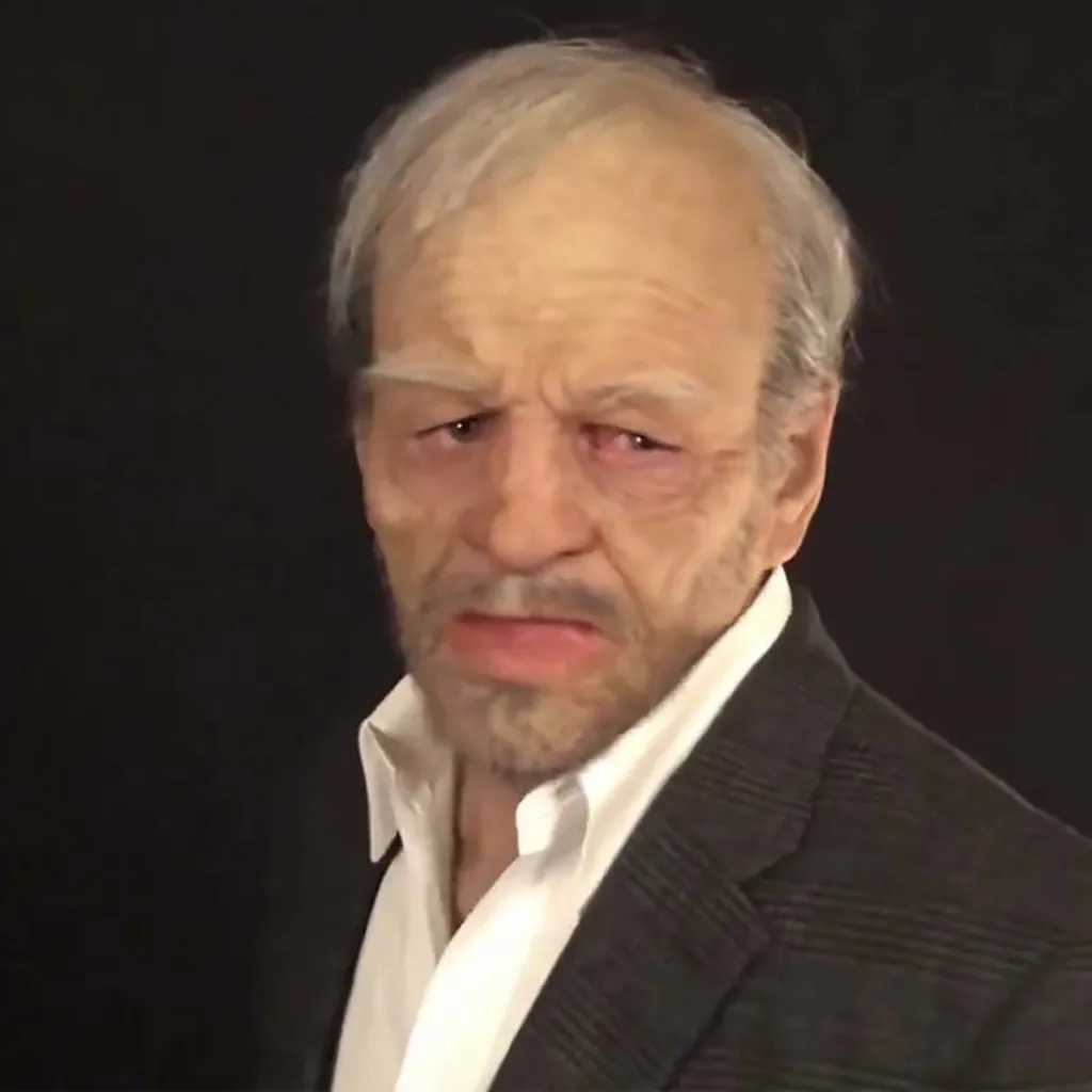 Realistic Elderly Man Mask Wrinkle Full For Head Mask Face Funny Devil Novelty Supplies Halloween Party Cosplay Masquerade PropsXJ240905