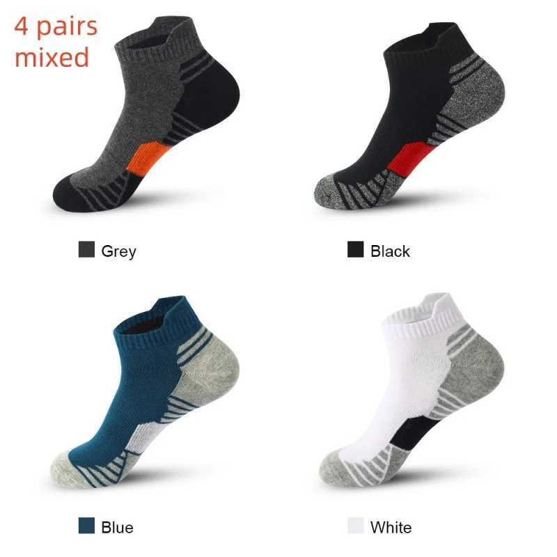 5 Pairs High Quality Men Sock Cotton Short Socks for Male Low-Cut Ankle socks Breathable Summer Casual Soft Sports Socks EU38-45 Y240906