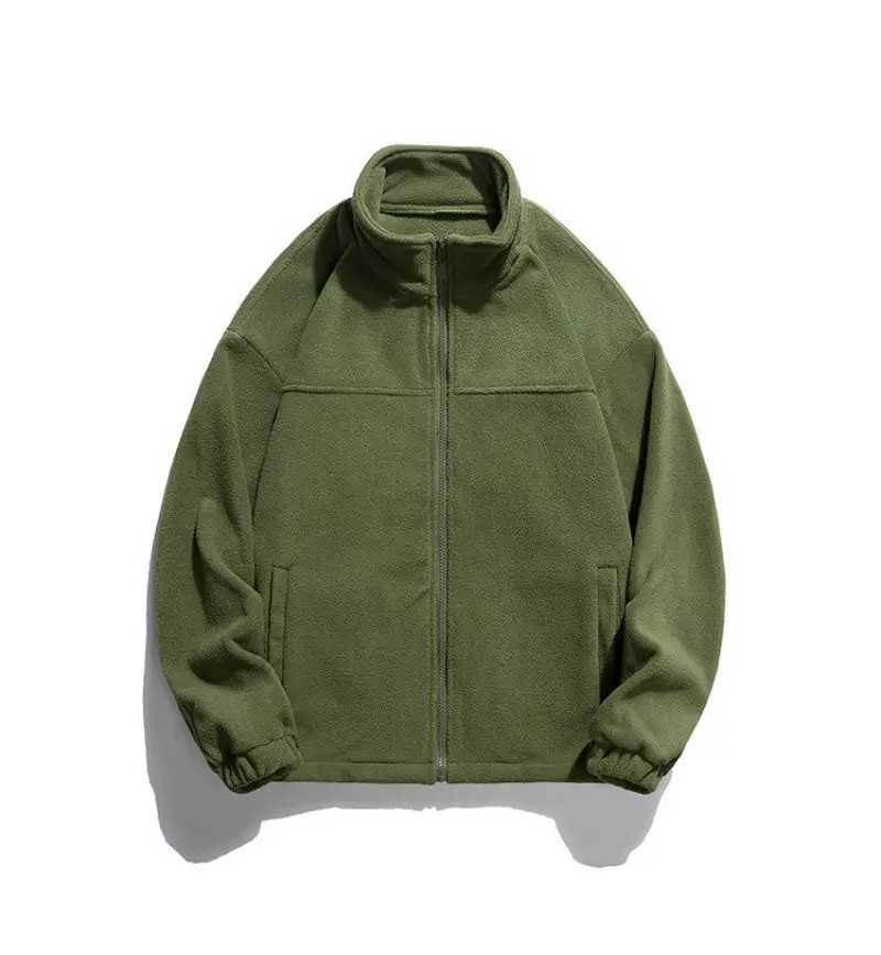 2023 Autumn/Winter New Granular Fleece Coat 3-in-1 Inner Tank Mens Casual Solid Simple Hong Kong Style Sweater Jacket Y240906