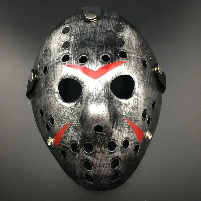 Movie Hockey Jason Mask Horror Movie The 13th Jayson Killer Hockey Full Face Helmet Cosplay Masks for Adult Men Halloween GiftXJ240905